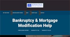 Desktop Screenshot of bellevuebankruptcyblog.com