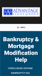 Mobile Screenshot of bellevuebankruptcyblog.com